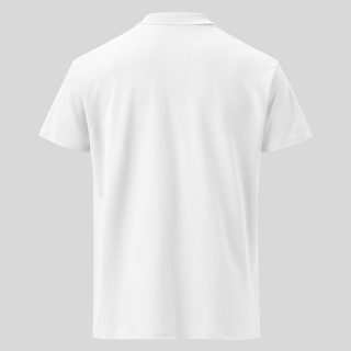 Basic Pique Polo - White