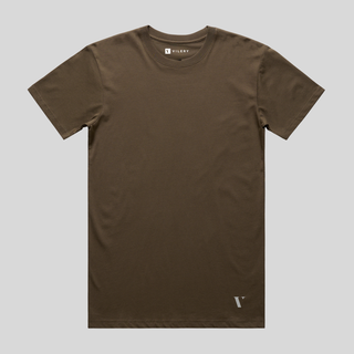 Essential Organic T-shirt - Walnut