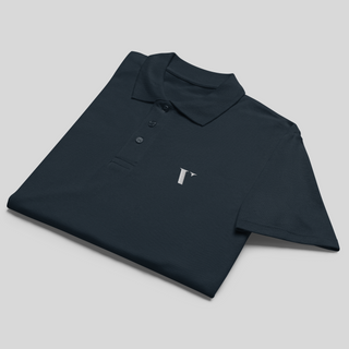 Essentials Pique Polo - Navy